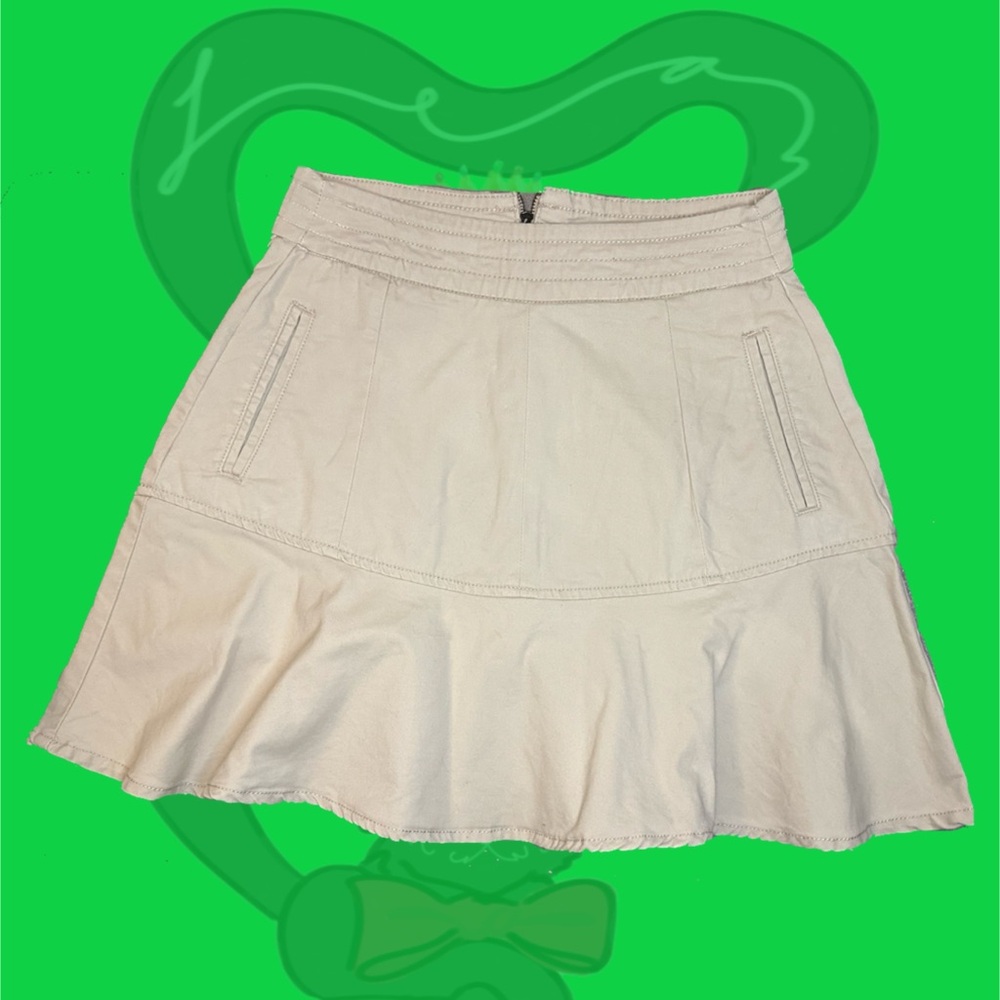 Cotton Cream Skirt from Joe Fresh